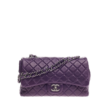 Chanel Classic Single Flap Quilted Lambskin Jumbo