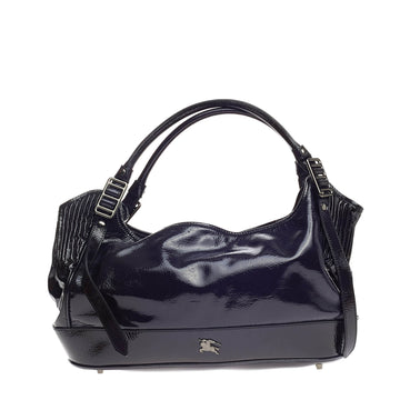 Burberry Marlow Convertible Shoulder Bag Patent Large