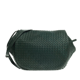 Bottega Veneta Flap Messenger Bag Intrecciato Nappa Medium