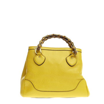 Gucci Diana Bamboo Top Handle Tote Leather Small