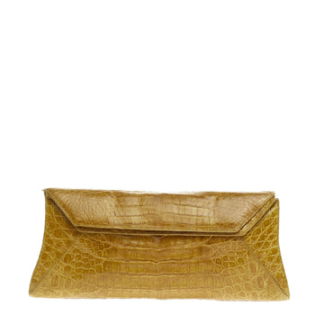 Nancy Gonzalez Envelope Clutch Crocodile Long