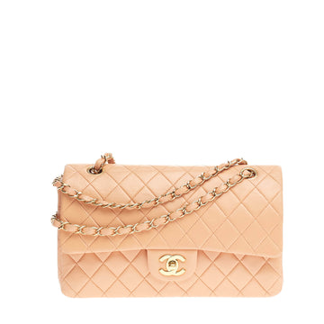 Chanel Vintage Classic Double Flap Quilted Lambskin Medium