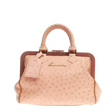 Louis Vuitton Frame Speedy Ostrich