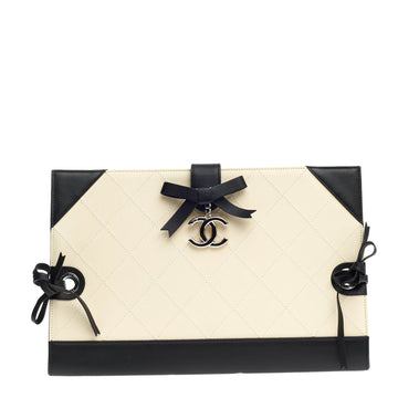 Chanel Drawing Portfolio Quilted Caviar Medium