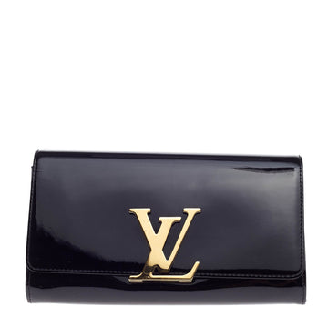 Louis Vuitton Louise Clutch Patent Long
