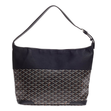 Goyard Grenadine Coated Canvas with Leather