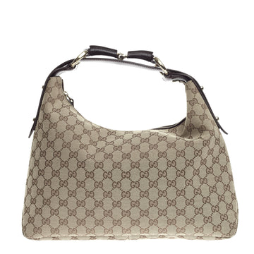 Gucci Horsebit Hobo GG Canvas Medium