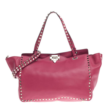 Valentino Rockstud Tote Soft Leather Medium