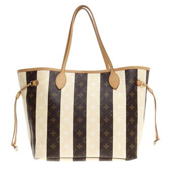 Louis Vuitton Neverfull Limited Edition Monogram Canvas Rayures MM