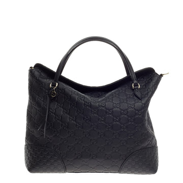 Gucci Bree Convertible Top Handle Guccissima Leather Medium