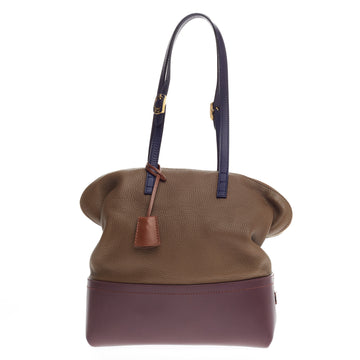Fendi Tricolor 2Bag Leather