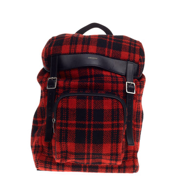 Saint Laurent Hunting Backpack Wool