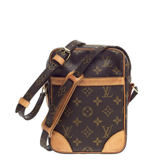 Louis Vuitton Danube Handbag Monogram Canvas Brown 2231121