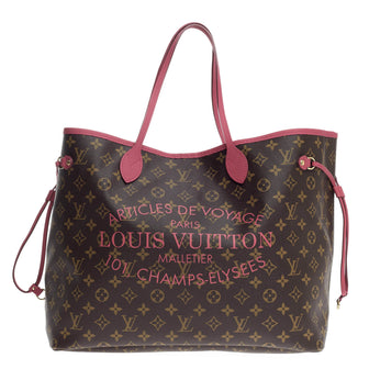 Louis Vuitton Neverfull Limited Edition Ikat Monogram Canvas GM