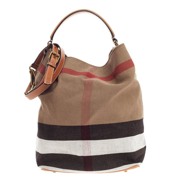 Burberry Ashby House Check Canvas Medium