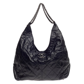 Chanel Coco Supple Hobo Quilted Calfskin Large 