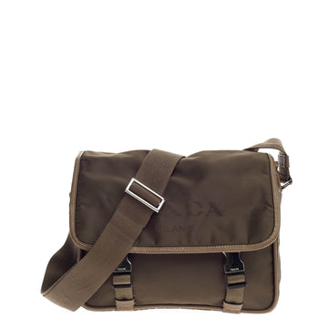 Prada Logo Messenger Tessuto Large