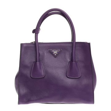 Prada Twin Pocket Tote Glace Calf Small