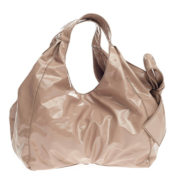 Valentino Nuage Bow Hobo Patent Large 