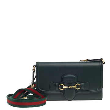 Gucci Lady Web Convertible Wallet Leather