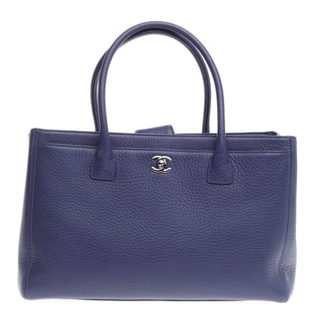 Chanel Cerf Executive Tote Leather Medium 