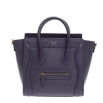 Celine Luggage Smooth Leather Nano