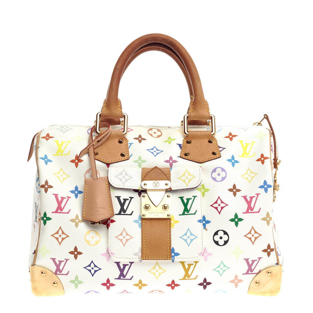 Louis Vuitton Multicolor Speedy 30 - White Handle Bags, Handbags -  LOU116900