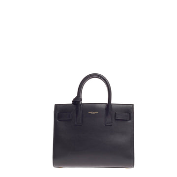 Saint Laurent Sac De Jour Leather Nano