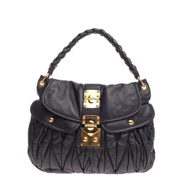 Coffer Convertible Hobo Matelasse Leather