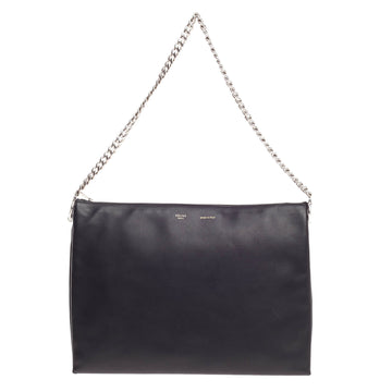 Celine Trio Chain Clutch Leather