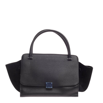 Celine Double Zip Trapeze Leather