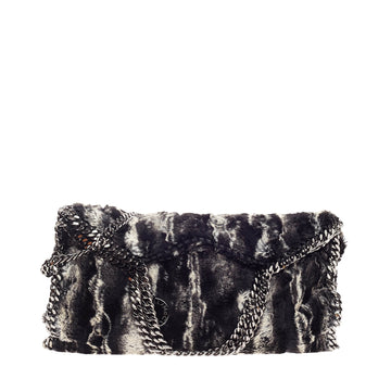 Stella McCartney Falabella Fold Over Faux Fur