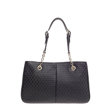 Tod's Signature Chain Strap Tote Embossed Leather Medium