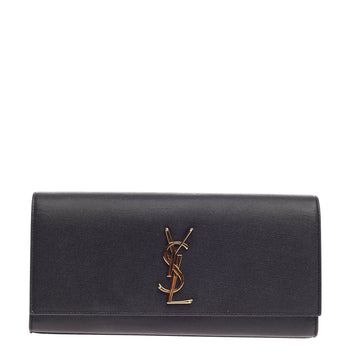 Saint Laurent Classic Monogram Clutch Leather