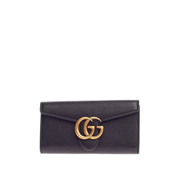 Gucci GG Marmont Continental Wallet Leather