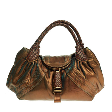 Fendi Hologram Spy Bag Metallic Leather