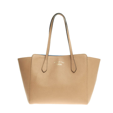 Gucci New Bamboo Convertible Top Handle Leather Medium