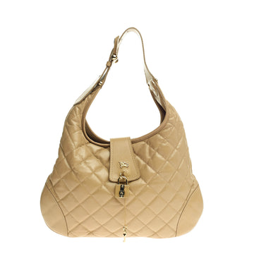 Burberry Brooke Hobo Quilted Leather Large