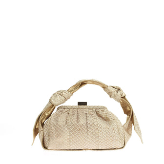 Givenchy Knots Frame Bag Python Small