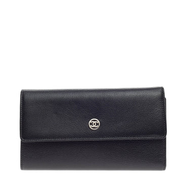 Chanel Vintage Trifold Wallet Caviar