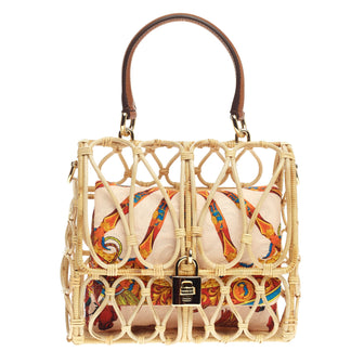 Dolce & Gabbana Birdcage Bag Rattan