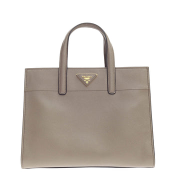Prada Soft Triple Pocket Convertible Tote Saffiano Leather