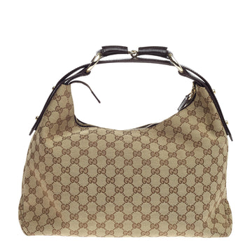 Gucci Horsebit Hobo GG Canvas Medium