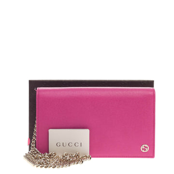 Gucci Betty Chain Wallet Leather