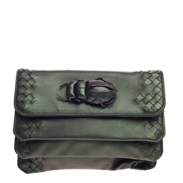 Bottega Veneta Beetle Clutch Iridescent Nappa