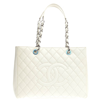Chanel Grand Shopping Tote Quilted Caviar
