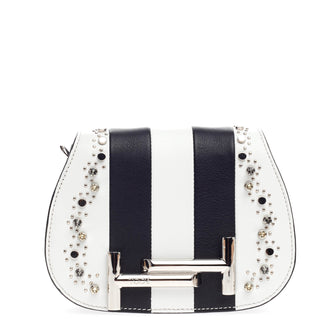 Tod's Double T Crossbody Studded Leather Micro