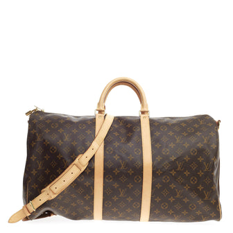 Louis Vuitton Keepall Bandouliere Monogram Canvas 55