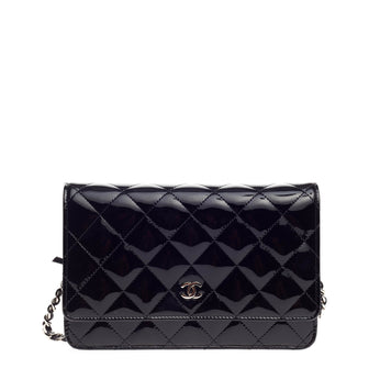 Chanel Wallet on Chain Quilted Patent