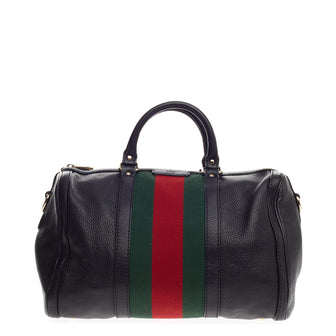 Gucci Vintage Web Boston Leather Medium